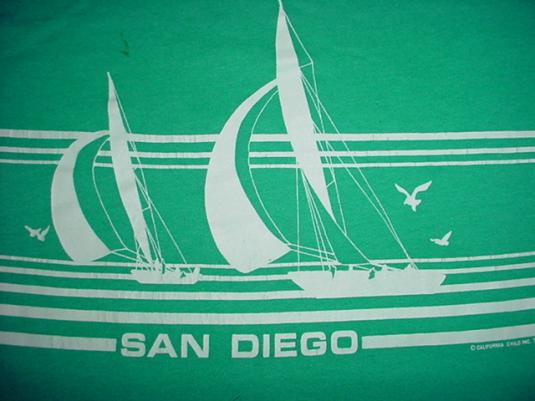 Vintage San Diego California T-Shirt 1980s M/S