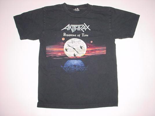 Vintage Anthrax Persistence of Time T-Shirt S