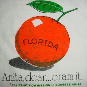 Vintage Anti-Anita Bryant T-Shirt Florida Gay Int 1970s L/M