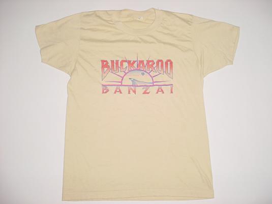 Vintage Buckaroo Banzai T-Shirt Peter Weller M bonzai