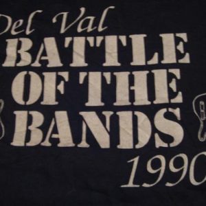 Vintage Del Val Battle of the Bands T-Shirt 1990 M/L