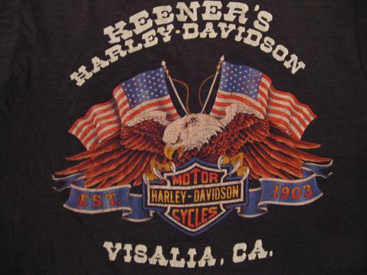 Vintage Harley Davidson Legend Keener’s Visalia T-Shirt M/S