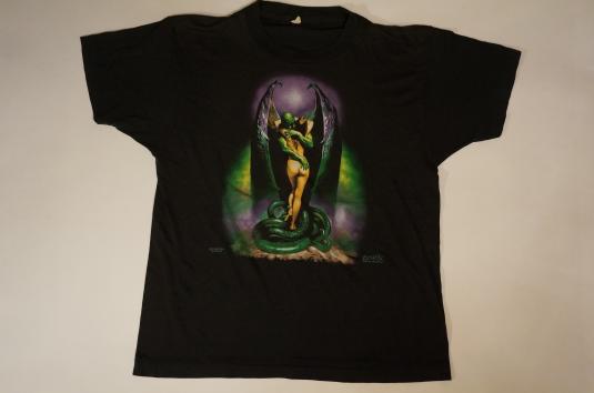 Vintage BORIS VALLEJO Fantasy Body Graphics T-Shirt L