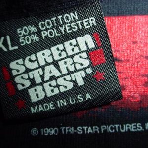 Vintage Total Recall T-Shirt Arnold Schwarzenegger L/XL