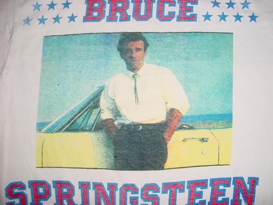 Vintage Bruce Springsteen T-Shirt Tunnel Stockholm Sweden