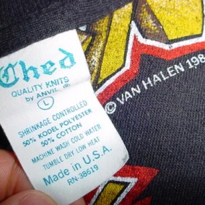 Vintage Van Halen T-Shirt 1984 M/L