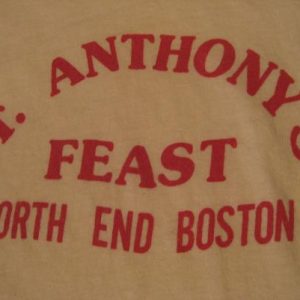 Vintage St. Anthony's Feast North End Boston Italian T-Shirt