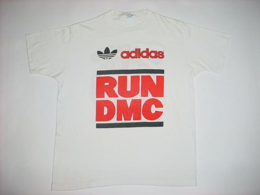 Vintage RUN DMC My Adidas 1980s T-Shirt M/L