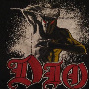 Vintage Ronnie James Dio Holy Diver Euro Tour '83 T-Shirt M