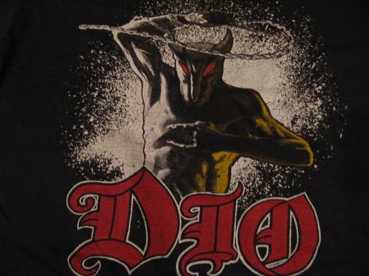 Vintage Ronnie James Dio Holy Diver Euro Tour '83 T-Shirt M Defunkd