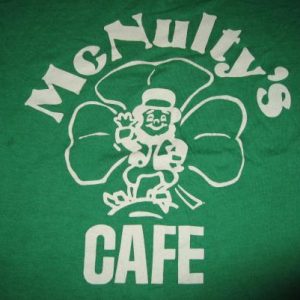 Vintage Irish McNulty's Cafe Leprechaun T-Shirt M/S