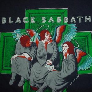 Vintage Black Sabbath T-Shirt Heaven and Hell Dio 1980 S