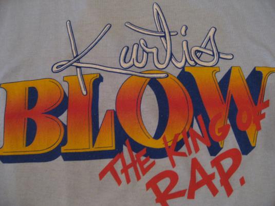 Vintage Kurtis Blow King of Rap Fresh Tour T-Shirt M/L