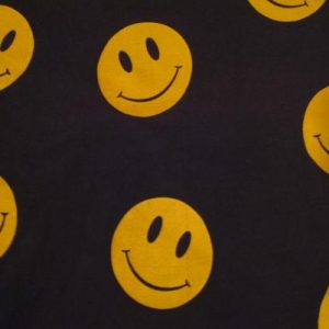 Vintage Acid House Smiley Jumper 1980s Rave T-Shirt L