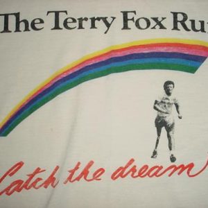 Vintage Terry Fox Run T-Shirt Catch The Dream M