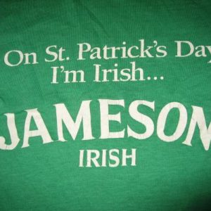 Vintage St. Patrick's Day Irish T-Shirt Jameson Chicago S