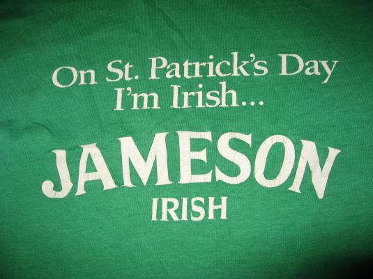 Vintage St. Patrick’s Day Irish T-Shirt Jameson Chicago S