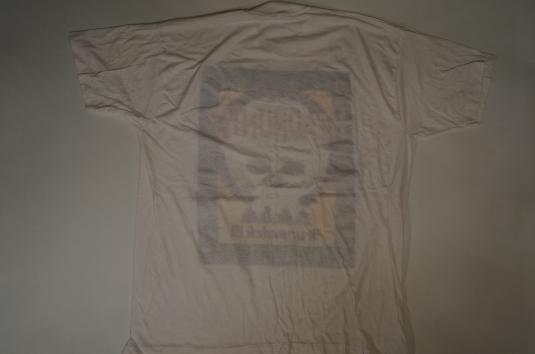 Vintage BRUNSWICK BILLIARDS HEADHUNTER T-Shirt Skull L/XL