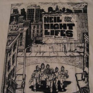Vintage Neil and the Night Lifes T-Shirt Rhythm Blues Soul M