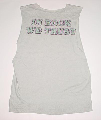 Vintage Y&T T-Shirt In Rock We Trust sleeveless M/S