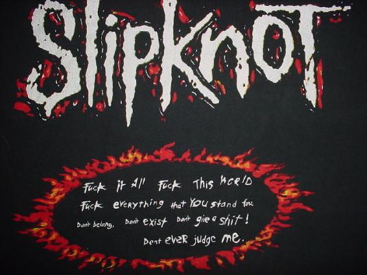 Vintage Slipknot T-Shirt Surfacing 1999 L/XL