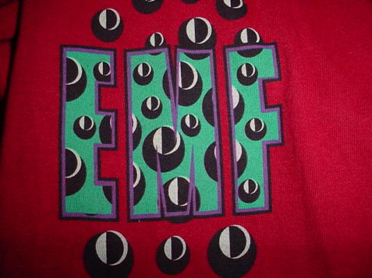 Vintage EMF T-Shirt Epsom Mad Funkers UK Tour 1992 XL | Defunkd