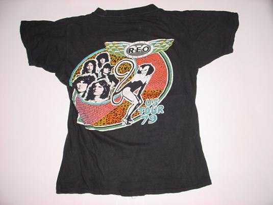 Vintage REO Speedwagon Nine Lives T-Shirt 1979 S | Defunkd