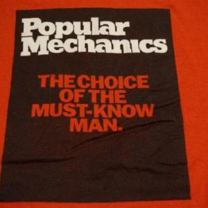 Vintage POPULAR MECHANICS ASK ME ANYTHING T-Shirt L