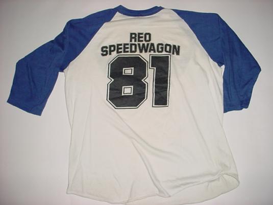 Vintage REO Speedwagon Jersey 1981 T-Shirt L