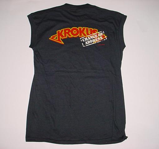 Vintage Krokus Burning Up The Night T-Shirt M/S | Defunkd
