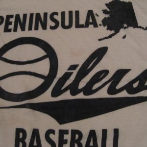 Vintage Peninsula Oilers Baseball Alaska T-Shirt S