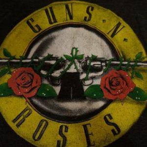 Vintage Distressed Guns N Roses Was Here T-Shirt L
