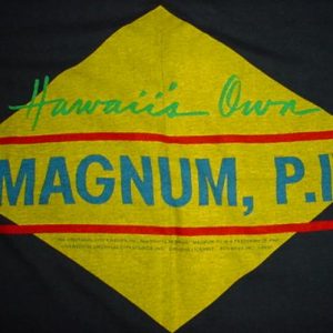 Vintage Magnum P.I. Hawaii T-Shirt PI Tom Selleck M/S