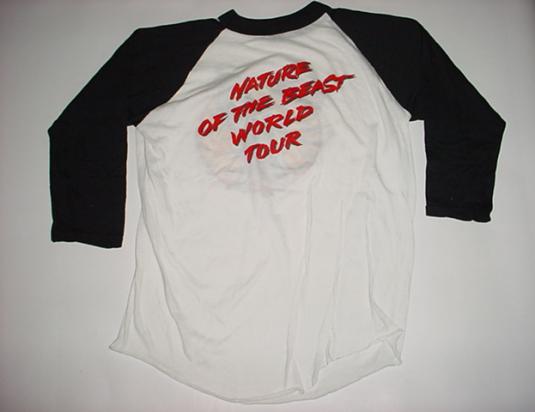 Vintage April Wine Jersey T-Shirt Nature of the Beast M/S