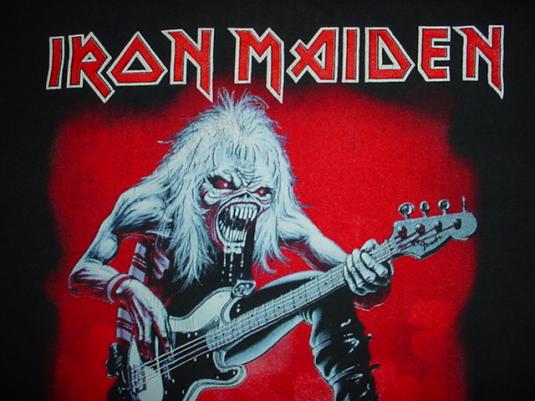 Vintage Iron Maiden Real Live Tour T-Shirt 1993 XL