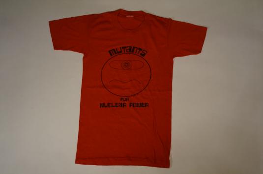 Vintage MUTANTS FOR NUCLEAR POWER T-Shirt S/XS