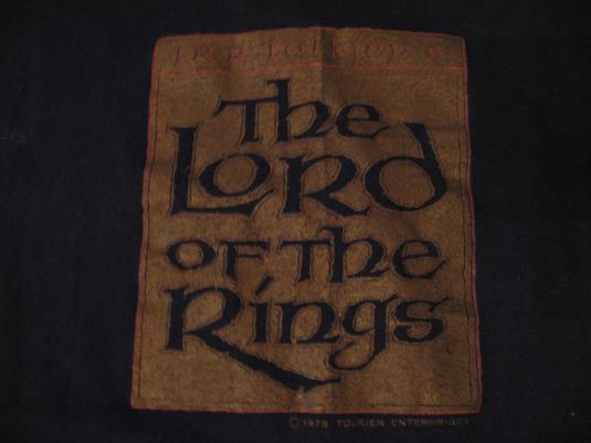 Vintage 70s Lord of the Rings T-Shirt LOTR Film Animation