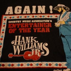 Vintage Hank Williams Jr T-Shirt Bocephus CMA Award