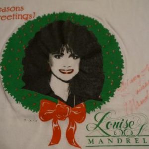 Vintage Louise Mandrell T-Shirt Signed Autographed S