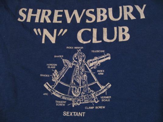 Vintage Shrewsburt N Club SEXTANT T-Shirt M/S