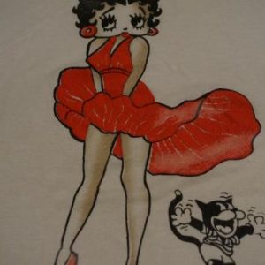 Vintage Betty Boop Felix The Cat Marilyn Monroe T-Shirt L