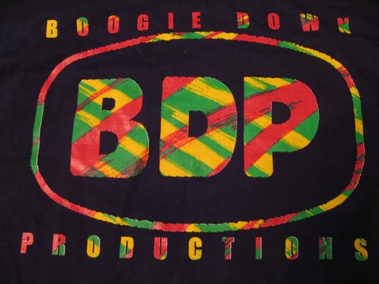 Vintage Boogie Down Productions BDP Ghetto Music '89 T-Shirt