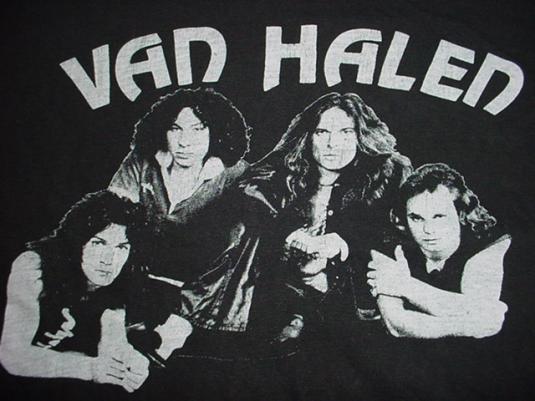 Vintage Rare Van Halen T-Shirt 1970s M/S