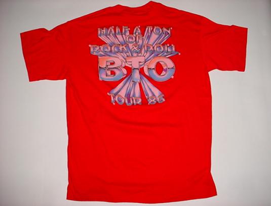 Vintage BTO T-Shirt Bachman Turner Overdrive B.T.O. M/L