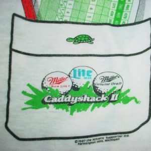 Vintage Caddyshack II 2 T-Shirt Golf Novelty Bushwood M/L