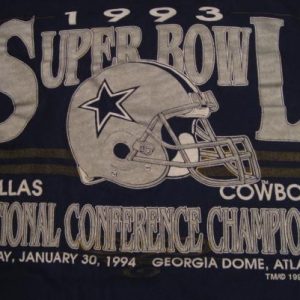 Vintage Dallas Cowboys 1993 Superbowl T-Shirt XL