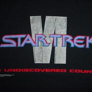 Vintage Star Trek T-Shirt Undiscovered Country L/M
