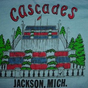 Vintage Cascades Jackson Michigan T-Shirt S