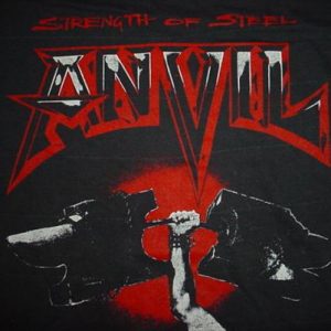 Vintage Anvil T-Shirt Strength of Steel 1987 M