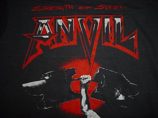 Vintage Anvil T-Shirt Strength of Steel 1987 M | Defunkd